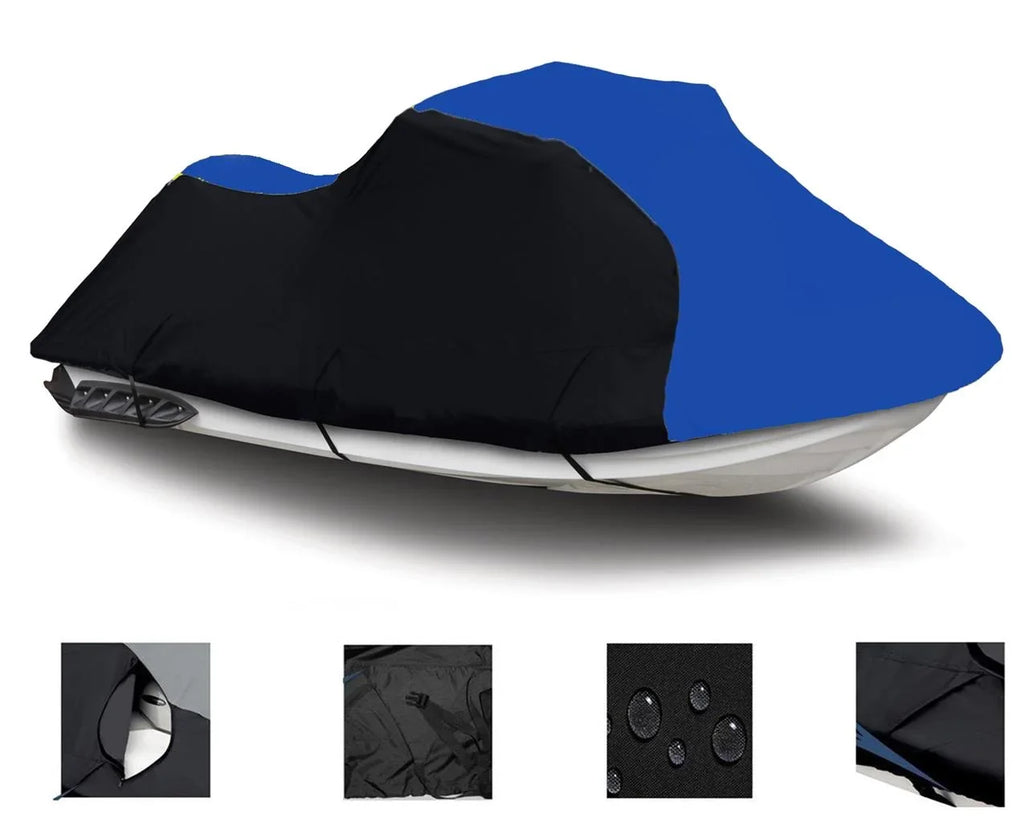 BLACK 2-3 Shark 116"-119" DENIER 600 Tiger Ski for Arctic Cat Jet HEAVY-DUTY, / seat Cover BLUE Compatible
