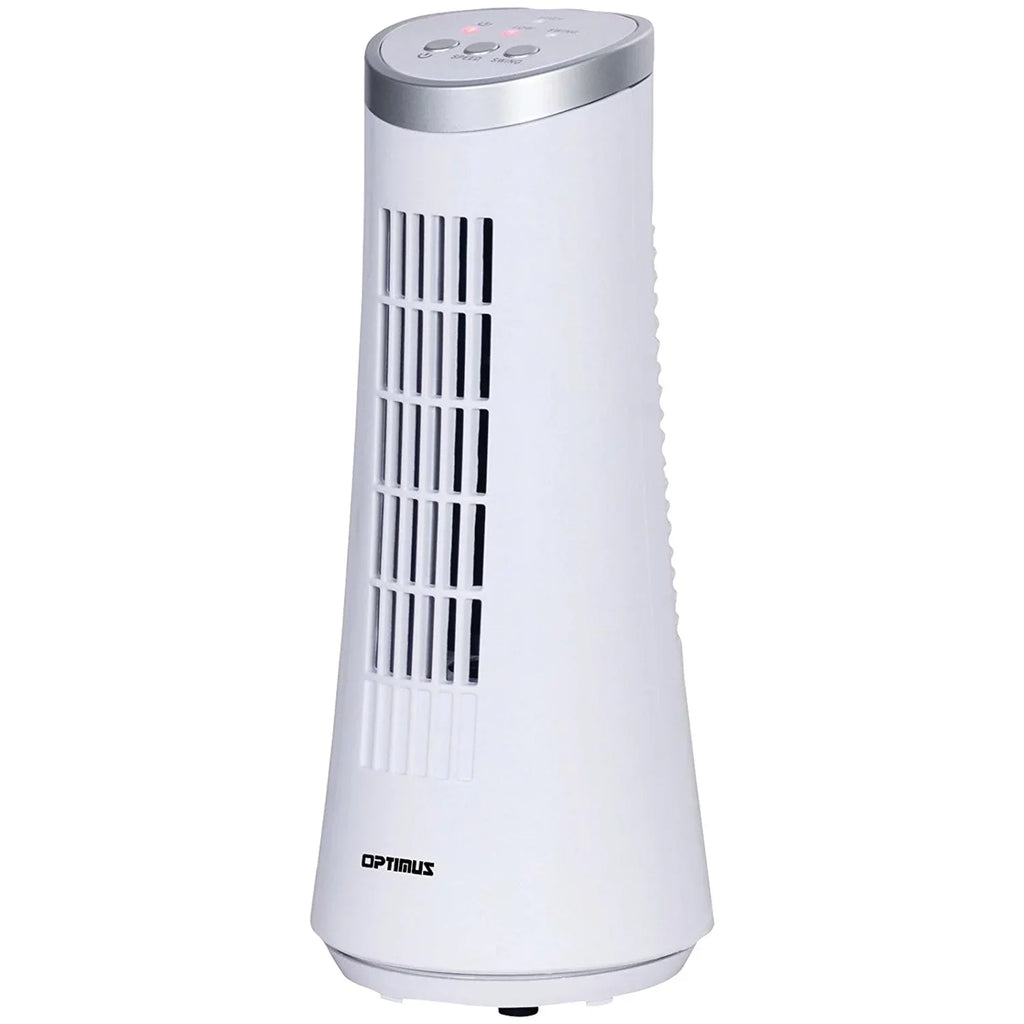 12" (White) F-7345WH Tower Fan Desktop Ultraslim Oscillating