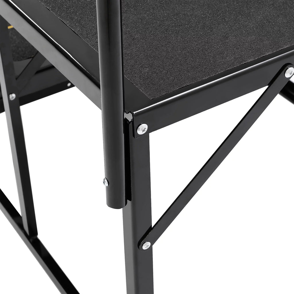 Steel Rail Steps Trailer Hand-railing HECASA Side RV Armrest W/ Stairs 3 Travel Load Hand Trailer for Universal Camper