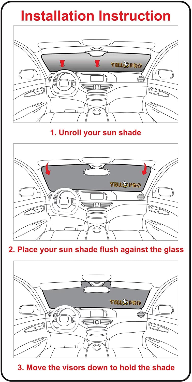 Liberty Jeep Utility Front Sport Sunshade 2008-2013 for Windshield