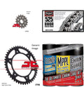 BMW Front BIKEMASTER JT Rear F800 2008-2013 with & Sprocket 525 for MAXIMA Street Wax, Kit Chain Natural Sealed GS BMOR