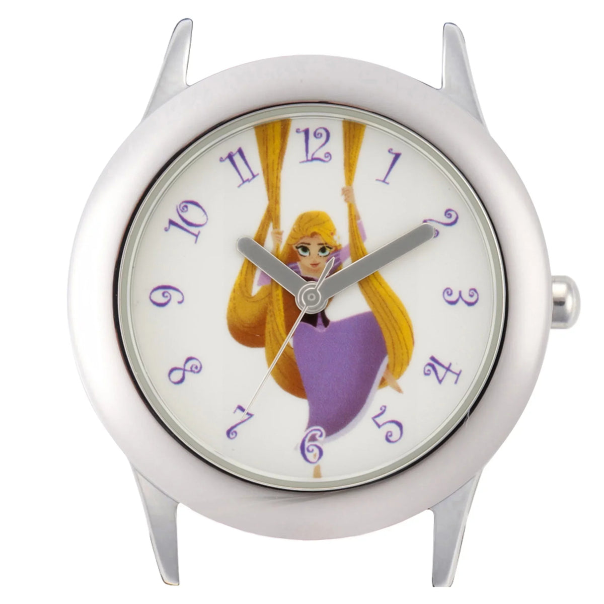 Steel Strap Princess Girls'Stainless Pink Leather Watch, Rapunzel