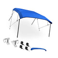 600D Steel 8"Lx54"Hx79"-84"W Hinges Top Bimini Deck Stainless Blue 4 Unique Bow Bargains