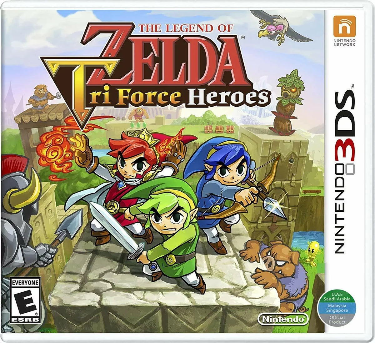 Tri Heroes Legend 3DS Nintendo Force Edition) of Zelda: (World