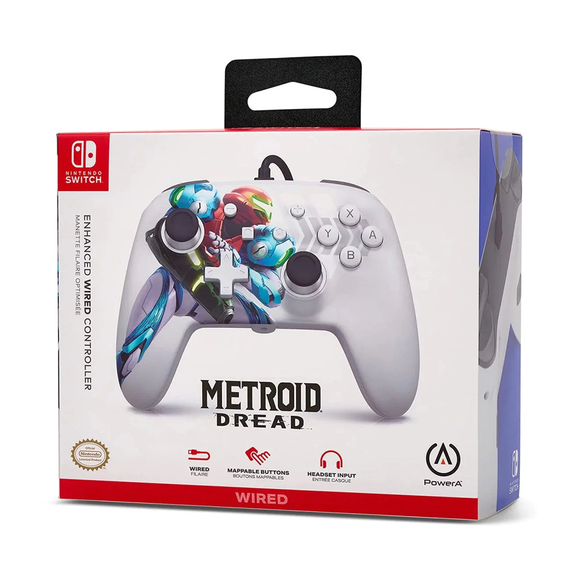 Accessory] Dread Switch Switch Nintendo Controller [Nintendo PowerA for Metroid Enhanced Wired -