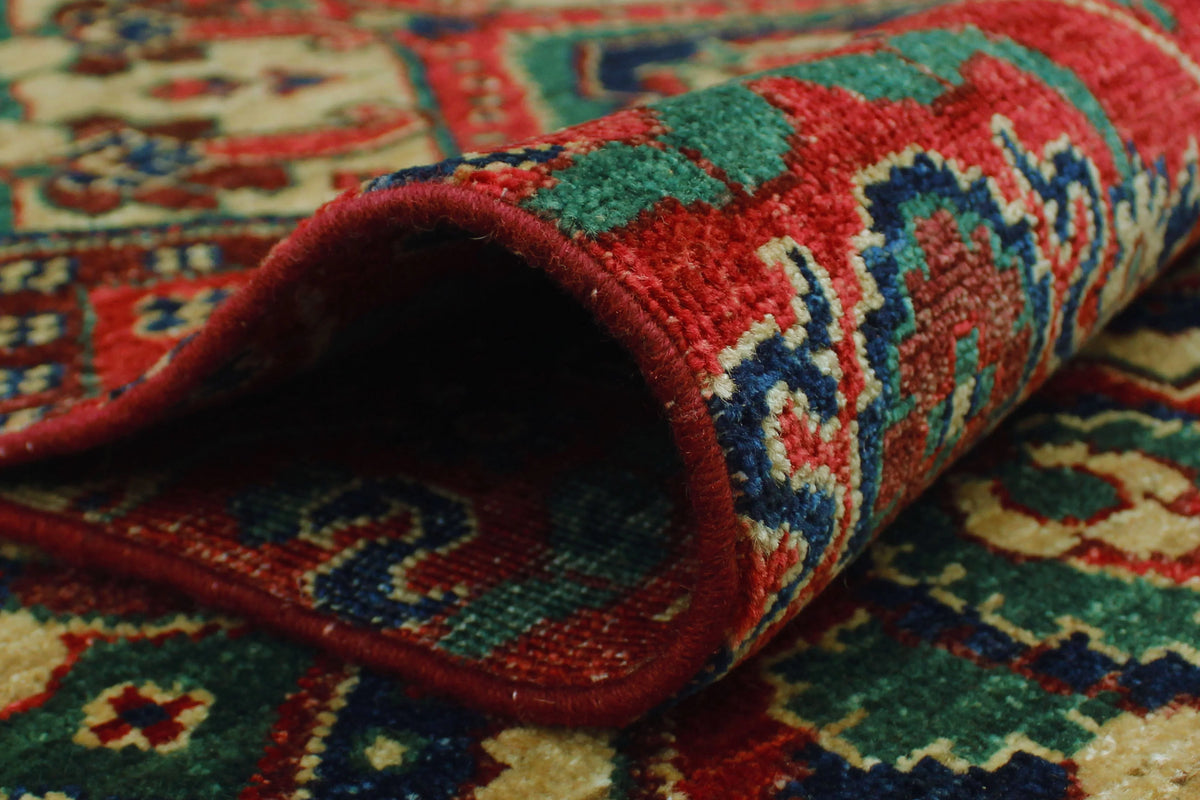 9'10" Aria Rug, x Reggie Red/Blue 7'11"