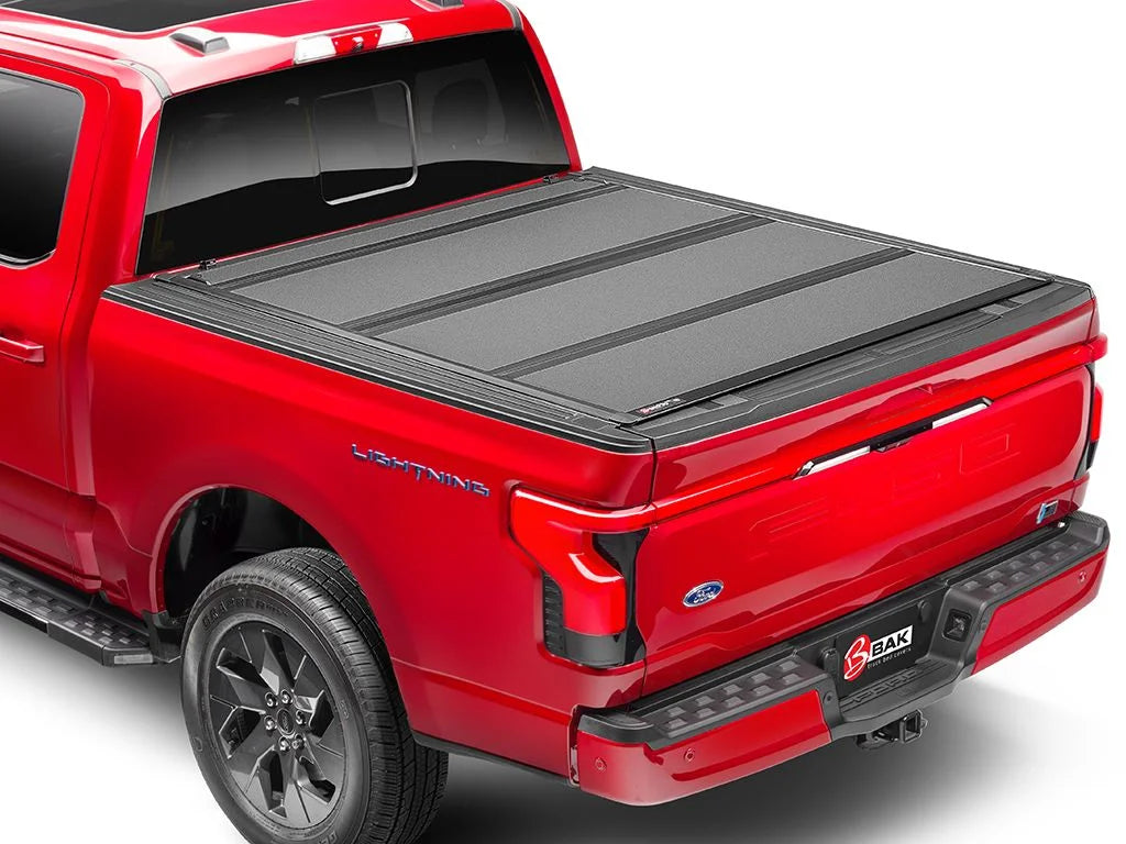 Folding by 2015 BAKFlip 7" | Cover Compatible Bed | 2020 - Ford F-150 Bed Truck with RealTruck (78.9") 448327 BAK 6' MX4 Hard Tonneau