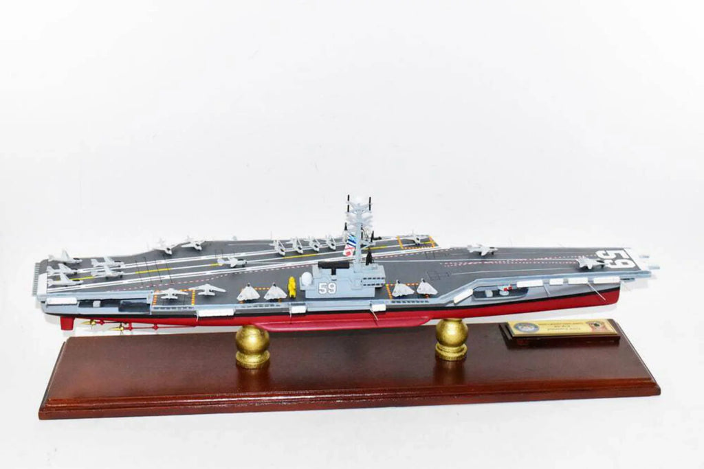 Model,Navy,Scale USS Aircraft CV-59 Class,Mahogany Model,Forrestal Carrier Forrestal