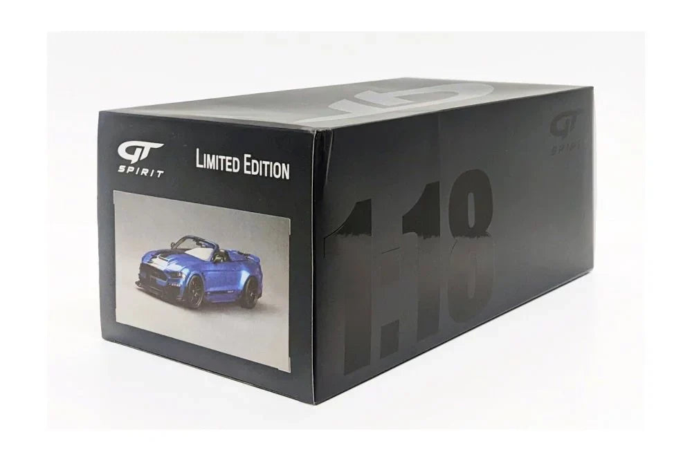 Shelby - GT GT398 2022 Blue Snake Speedster Scale Car Spirit - Resin 1/18 Convertible, Super