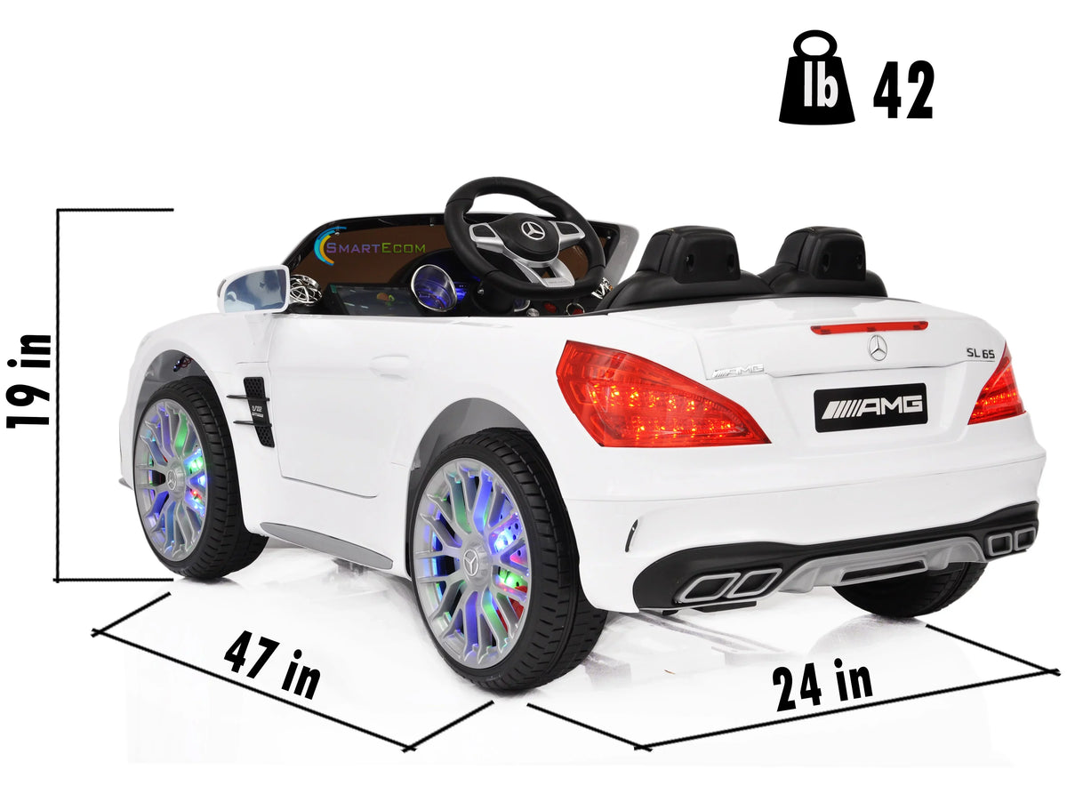 for Powered Kids Car with Mercedes-Benz Ride Remote 12V Control SL65 on