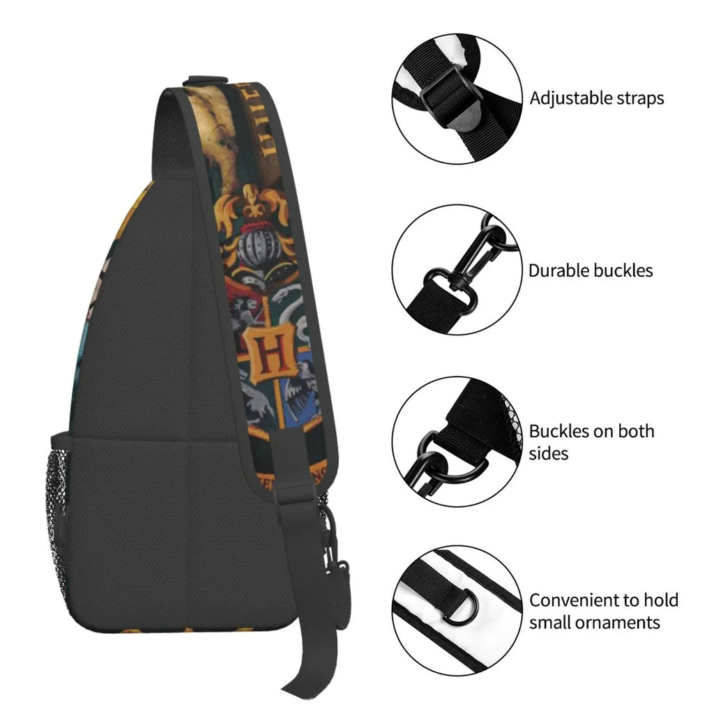 Sling Diagonally Harry For Adults Teen Potter Chest Hogwarts Daypack Crossbody Bags Bag Women Travel Backpack Men