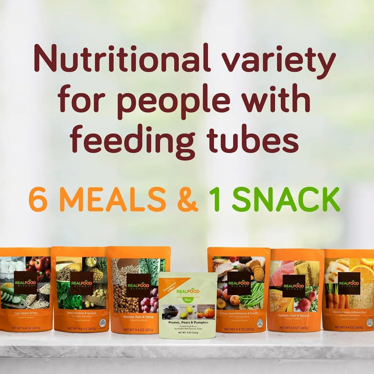 9.4 12) Meals Pouch Fed Food Blends - for - of Squash People Oz - Real & Salmon, (Pack Oats Tube