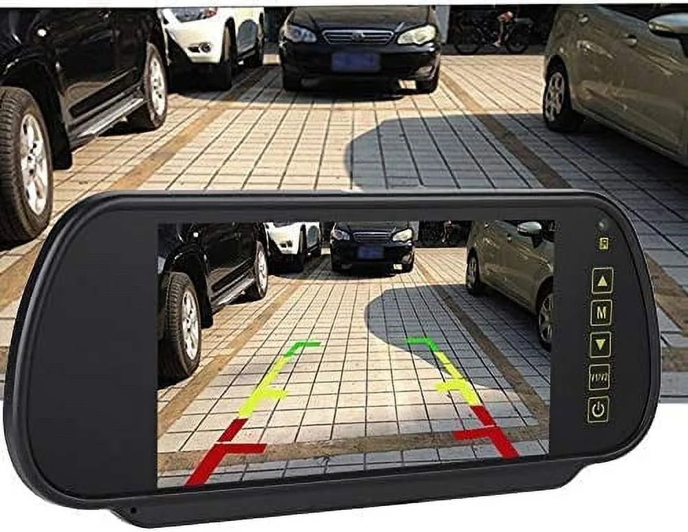 Bileeko 7 Inch Screen LCD View Rear for Vehicle Car Mirror Monitor Parking