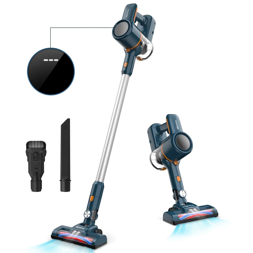 Mins Battery, Carpet 35 Home Pet for Cleaner, Vacuum Powerful Cordless mAh Wnkim with Hard Runtime, 2200 Hair, Lightweight Stick Vacuum up Floor M5 6-in-1 Vacuum Cleaner to