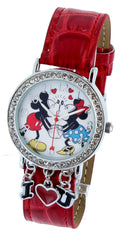 Band & holding Hand Red Kissing Minnie With & You Mickey Love I Watch
