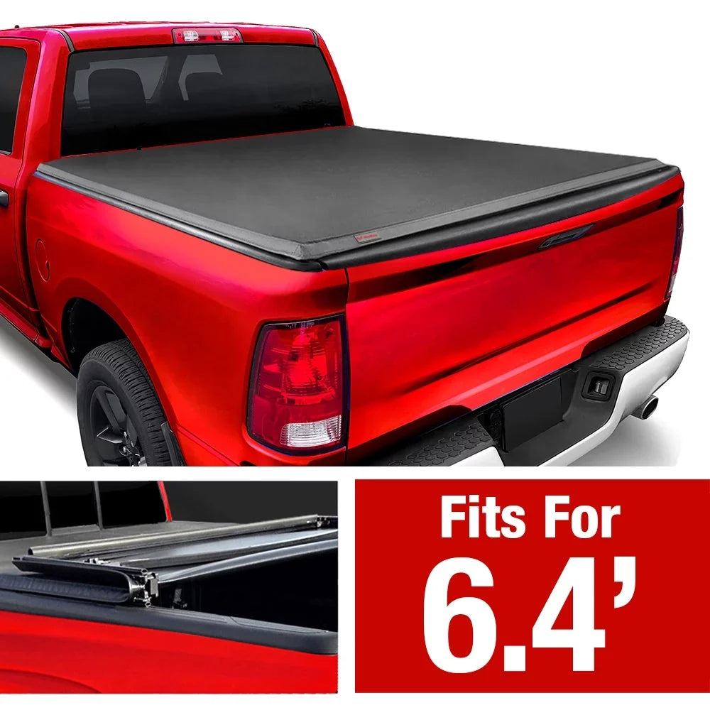 1500 with TCD484045 Bed Compatible MaxMate (76") 2019-2024 FIT (NOT New Soft Tonneau | 19-23 Cover | Classic) Bed 6'4" Ram Truck Quad-fold Body