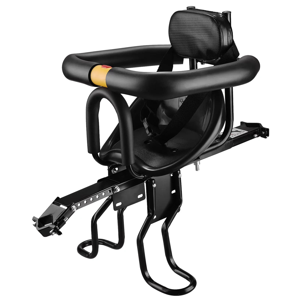 Child with Back Support Front Caliber Bike Rest Safety Kids Seat Bike with in Foot Compatible Tube 1.11.5in Saddle Pedals