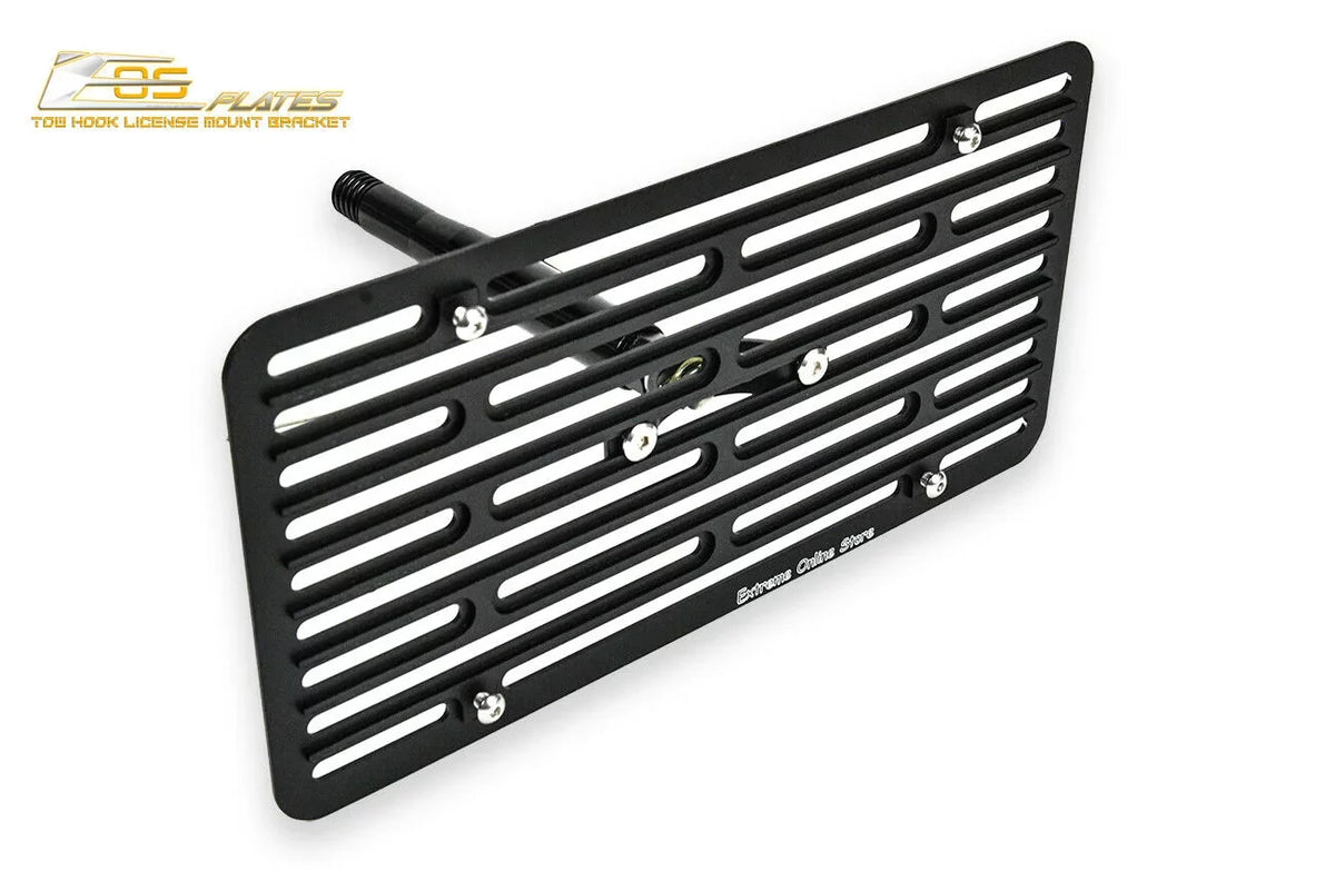 Tow Extreme Tow-119-V2 Plate Hook Online Version Store License Plate Relocator Replacement Mini Cooper EOS 2014-Present Mount for Bracket Bumper Front 2 |