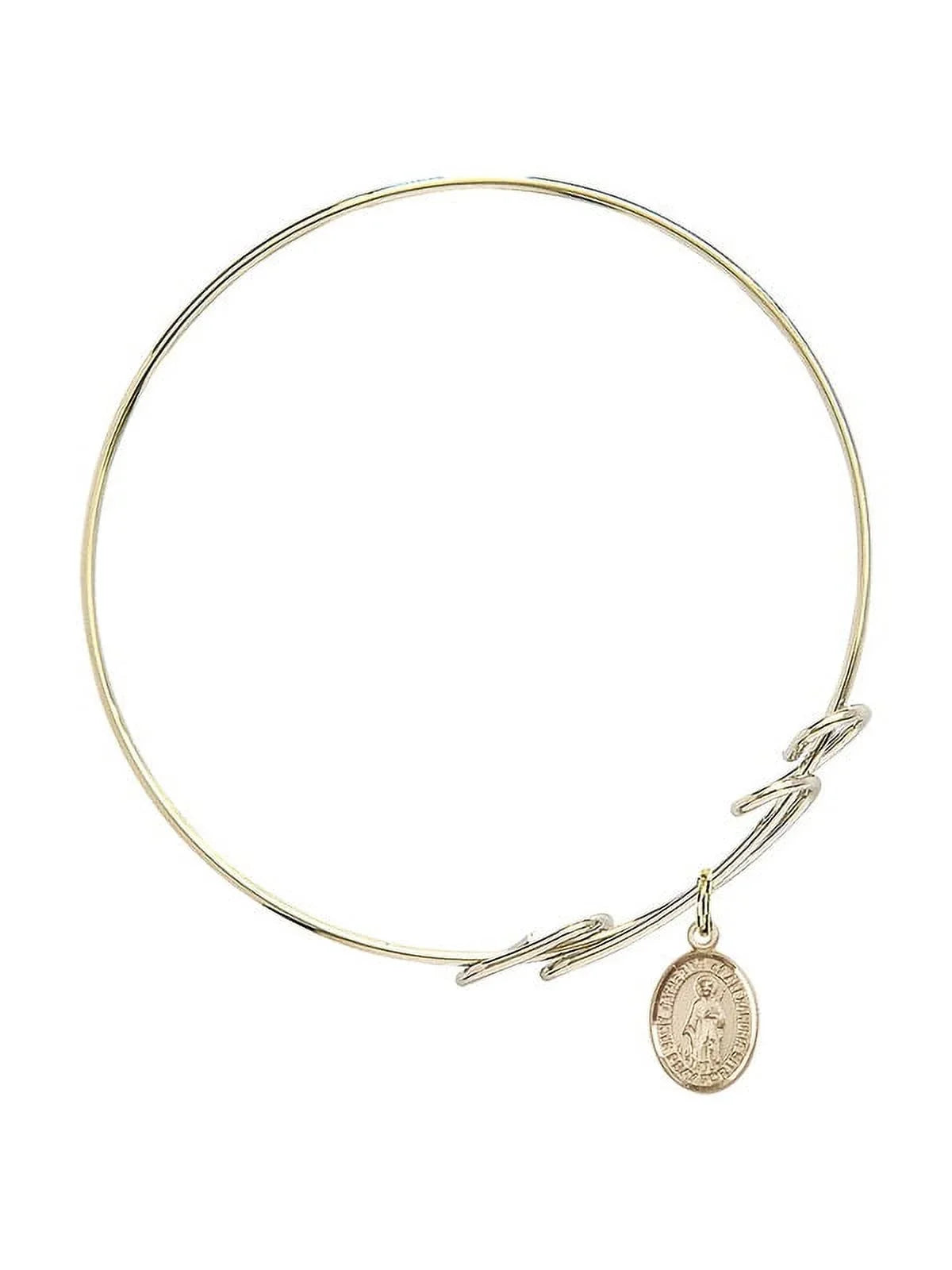 inch Gold-Filled Bracelet Catherine in Double Loop of Round w/ Alexandria Bangle 8 St.