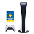 825GB with Plus PlayStation Month 3 - PS5 SSD White PS - Version, With Membership - Digital All Digital Controller 5 Console Wireless