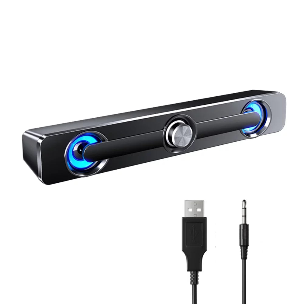 Box Phone USB Surround for Bar Speaker Tablet Sound Speaker Bass MP3 V-111 MP4 Subwoofer Stereo PC Wired Computer Powerful Laptop