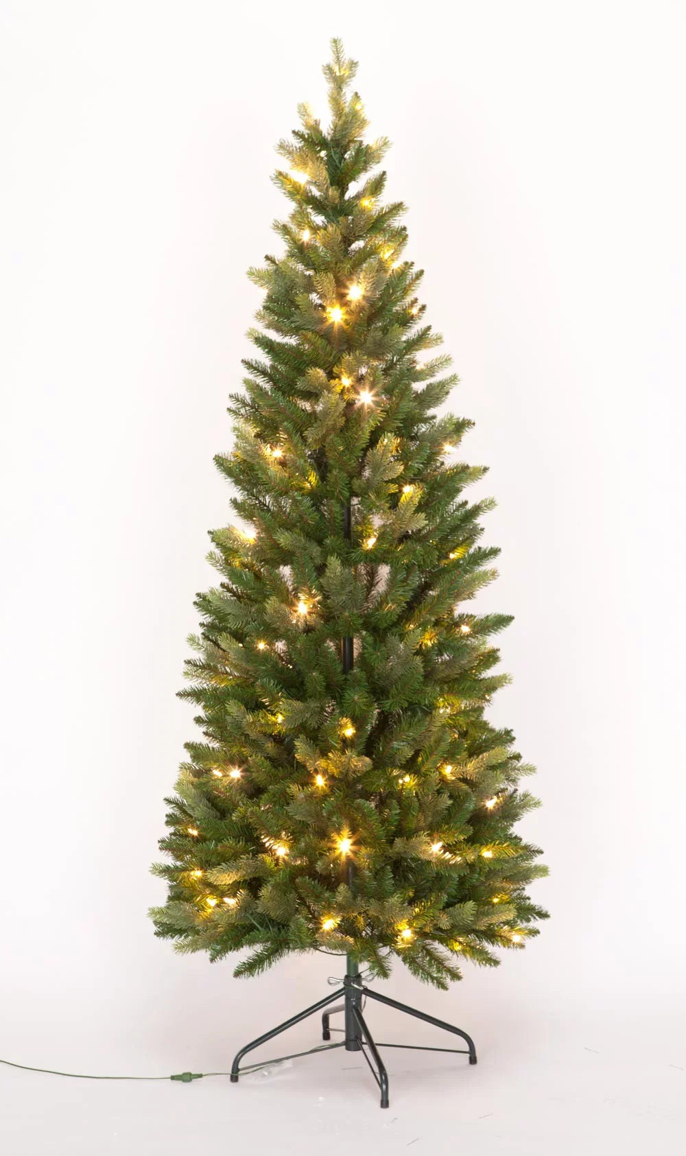 White Tree, and Colored Christmas LED Peak Lights Pre-Lit 6-Foot Holiday Fraiser-Like Color Changing Multi