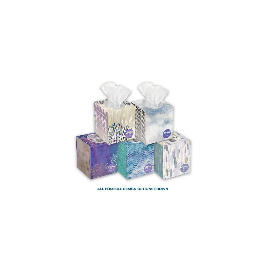 Facial (12 - Soft Boxes Ultra Cube 65 tissues) Kleenex Tissues Pack,