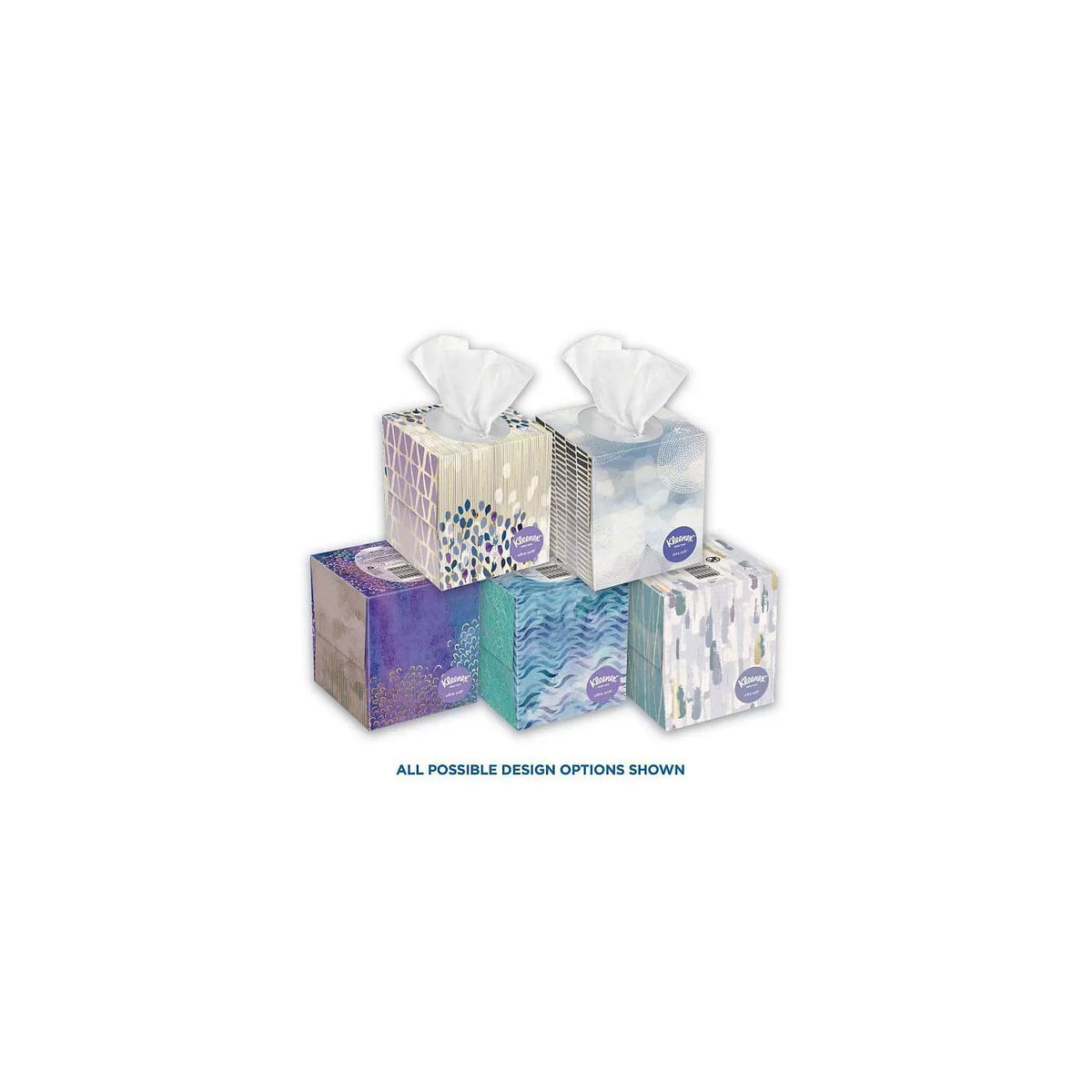 Facial (12 - Soft Boxes Ultra Cube 65 tissues) Kleenex Tissues Pack,