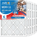 FPR CLEAN Filter 1000, Filter Air Comparable by Premium Pleated MPR 18x24x2 FILTERS MERV AIRX USA WICKED HVAC to Conditioner 18x24x2 Filters MPR Air 11 AIR. 1200 6 7 Pack Electrostatic & Furnace Made
