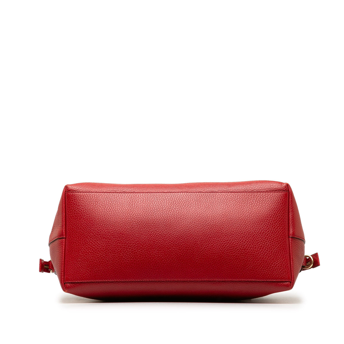 Pre-Owned Charm Unisex Calf Authenticated Gucci Red Dome (Good) Convertible Leather Satchel GG