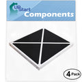 Hunter - Filter 30930 for 30380 Purifier Air with Hunter Compatible Filter Air 4-Pack Replacement