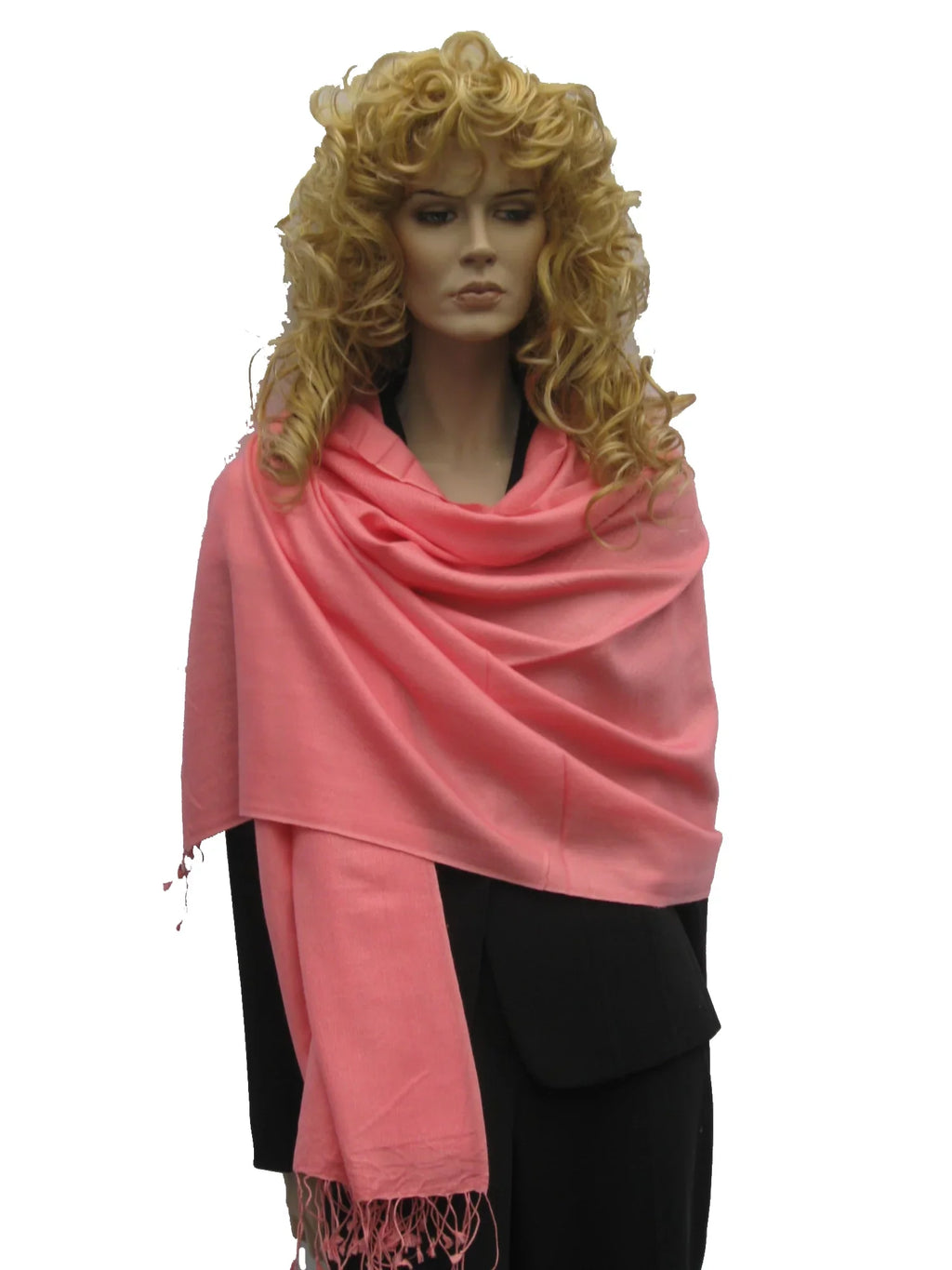 Scarf/Wool/Silk Scarf/Scarves/Shawl/Shawls/Stole/Wrap/Pashmina Coral) (Light Shawl/Cashmere/Cashmere Scarf/Pashmina