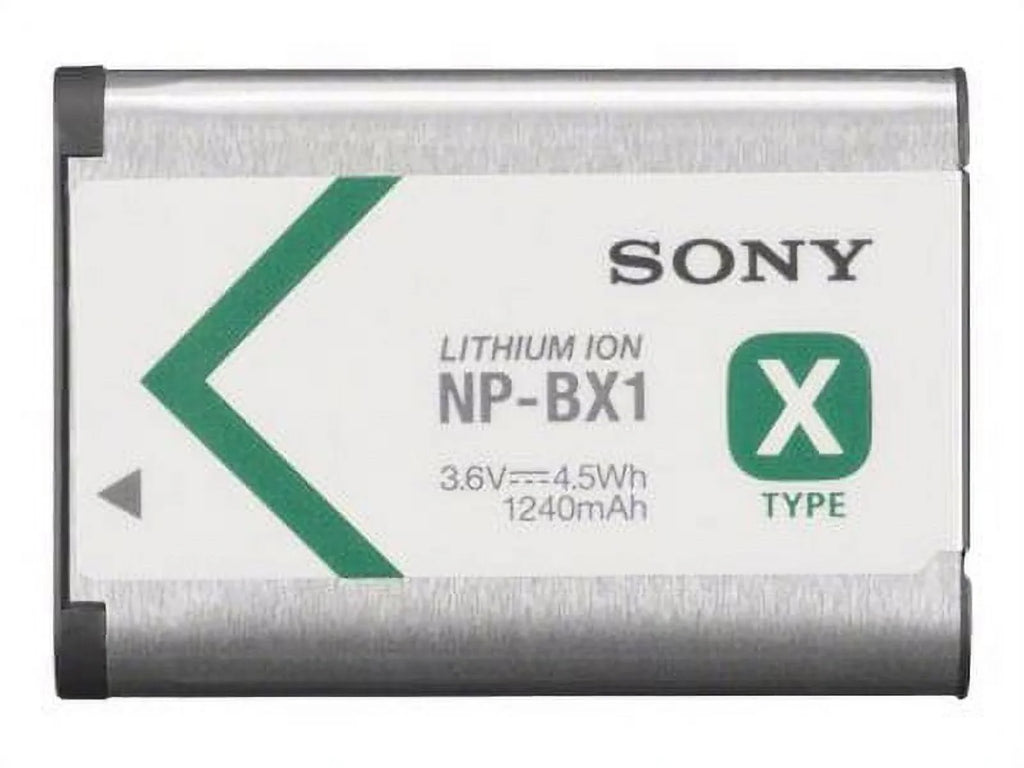 Rechargeable NP-BX1 Pack Lithium-Ion Sony 3.6V, Battery 1240mAh