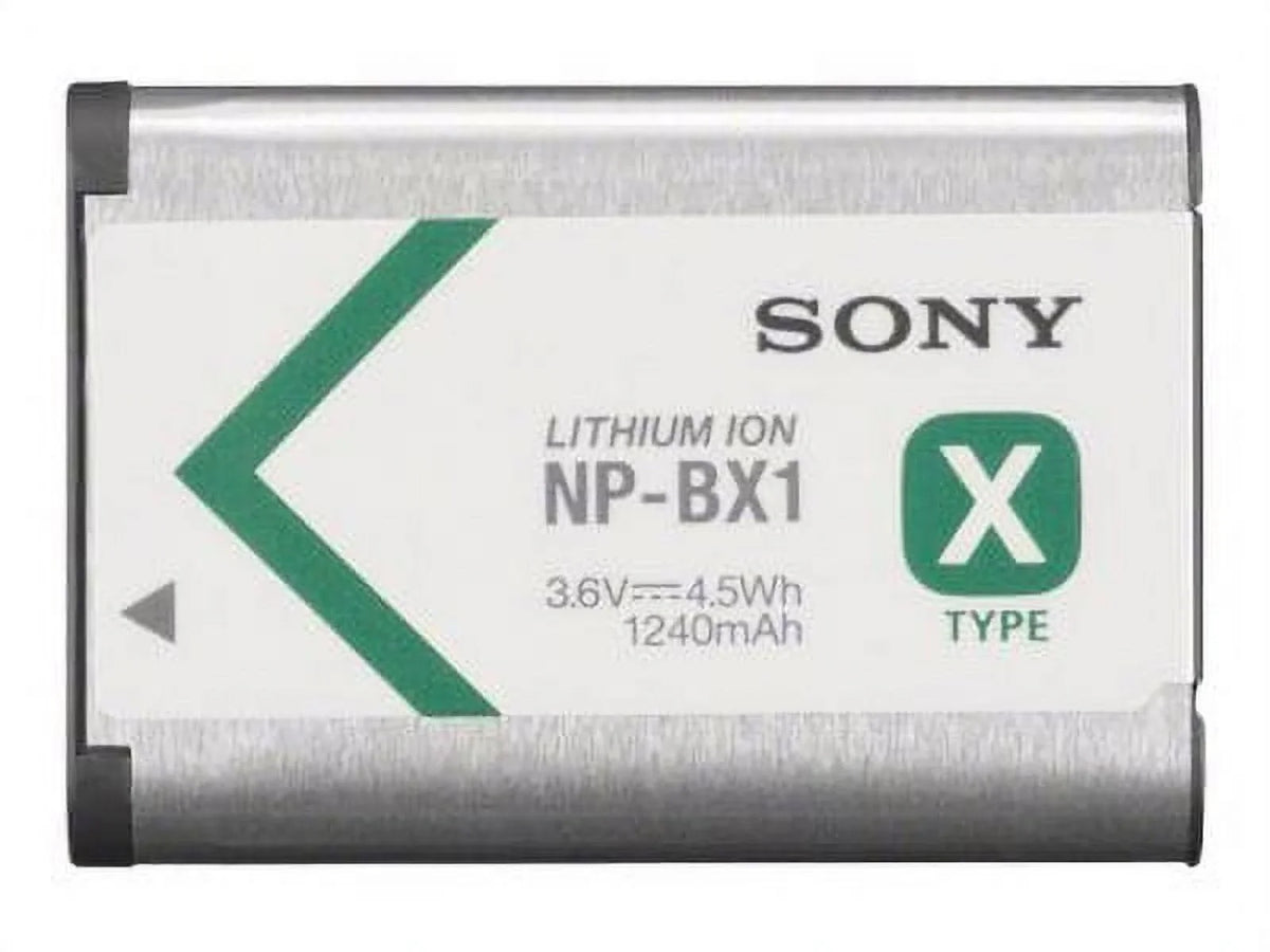 Rechargeable NP-BX1 Pack Lithium-Ion Sony 3.6V, Battery 1240mAh