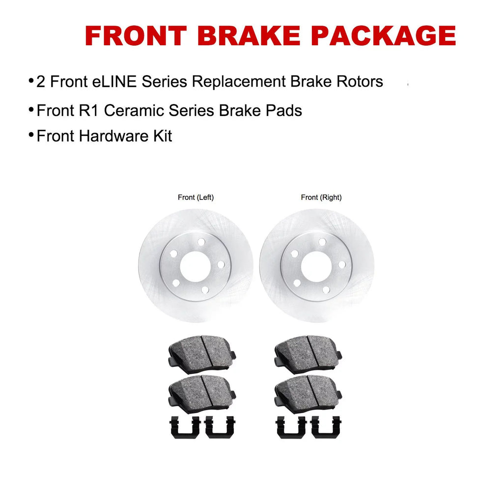 SCION With YARIS IA, TOYOTA TOYOTA Brake R1 91004 Line Wfwh1 2017-2018 select: Concepts Rotor 2016 Concepts IA Ceramic R1 E Fits Series