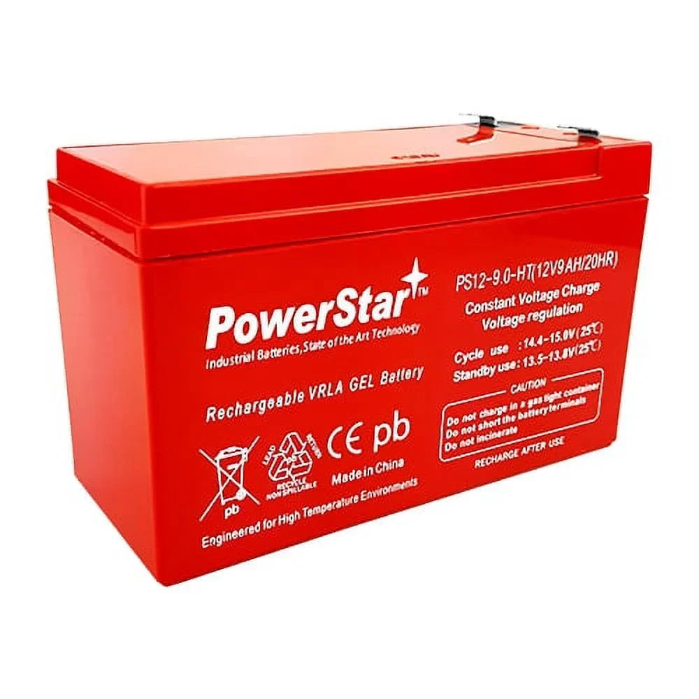 9-Amp TEMP PowerStar BATT9AH Cell Replacement Aqua-Vu Gel 12-volt Battery HIGH