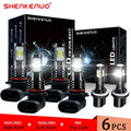 Tahoe 2000-2006 2000 6000K LED Super 2002 Chevy 6X Kit Bright Lights 1999 Headlights Bulbs 2001 Silverado For white