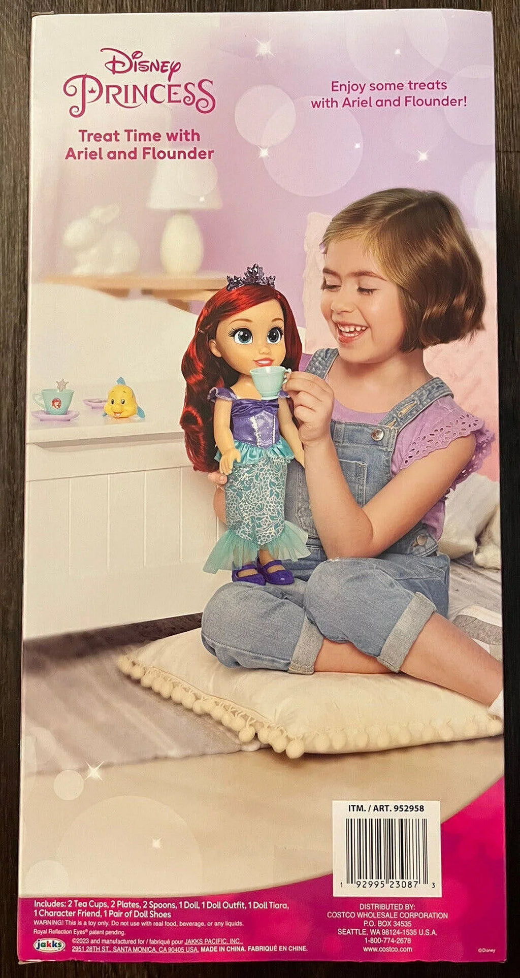 with Doll Ariel Flounder Disney Treat and Princess Time