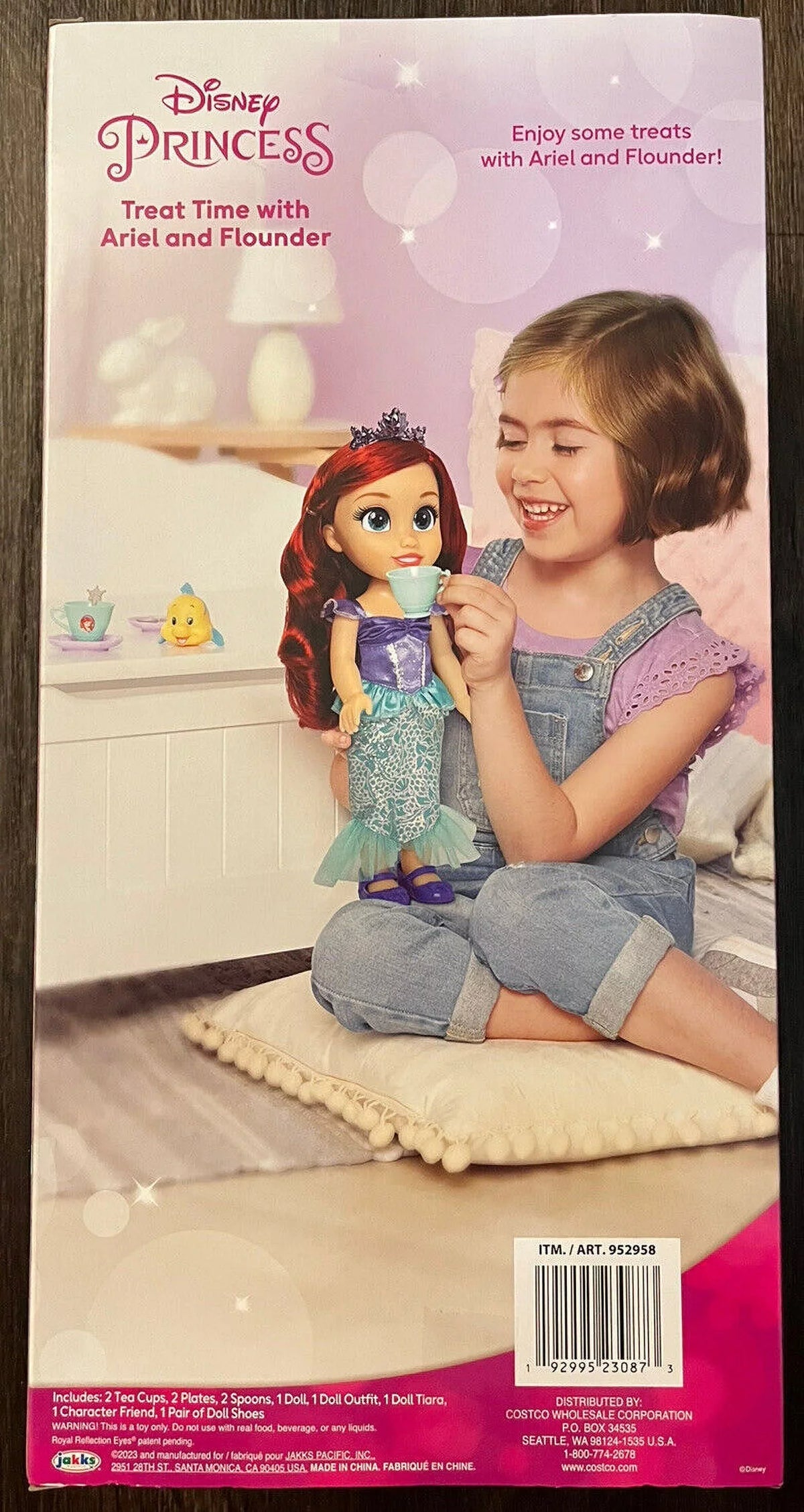 with Doll Ariel Flounder Disney Treat and Princess Time