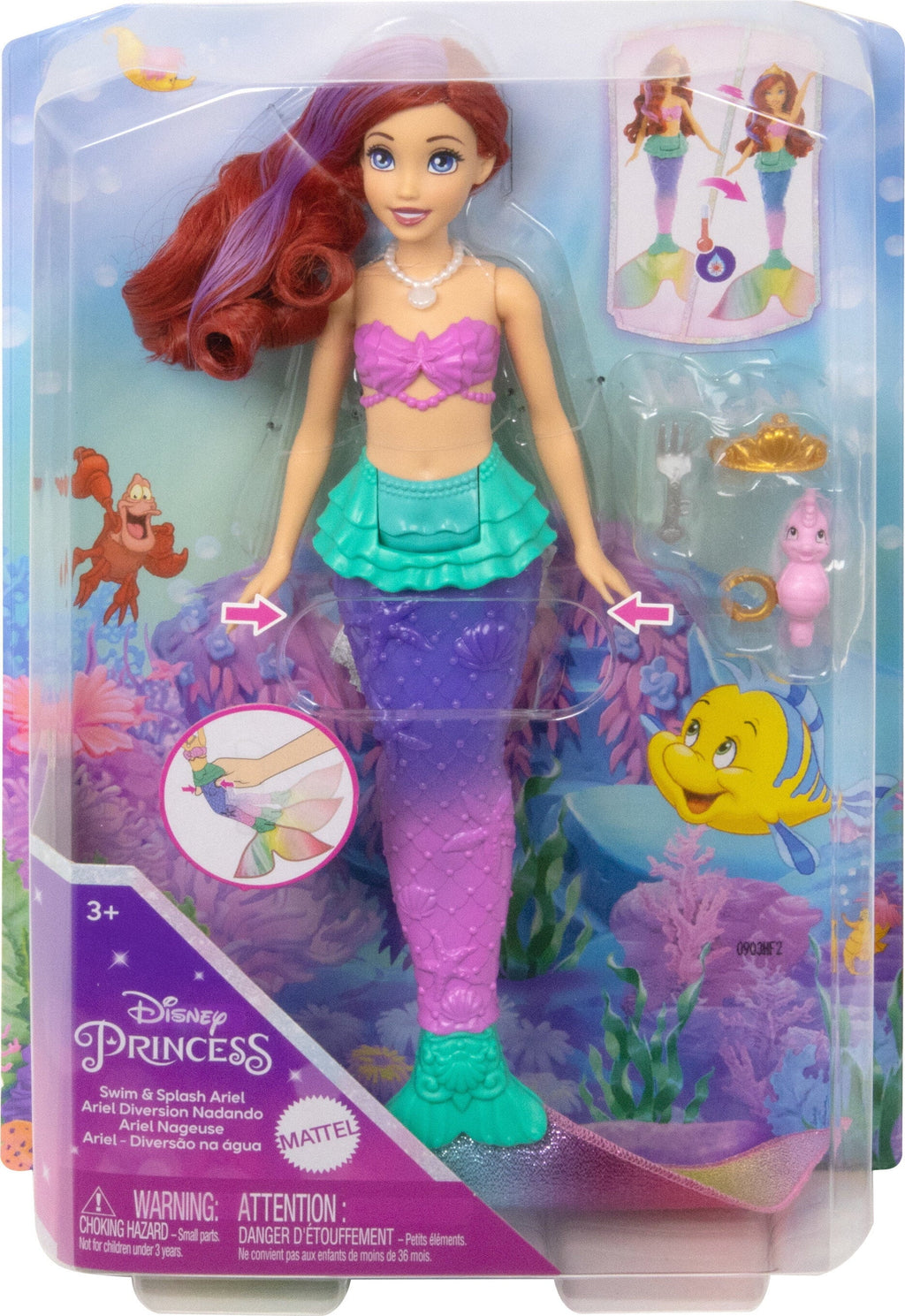 Princess Swimming Toys, Doll Mermaid Ariel Disney