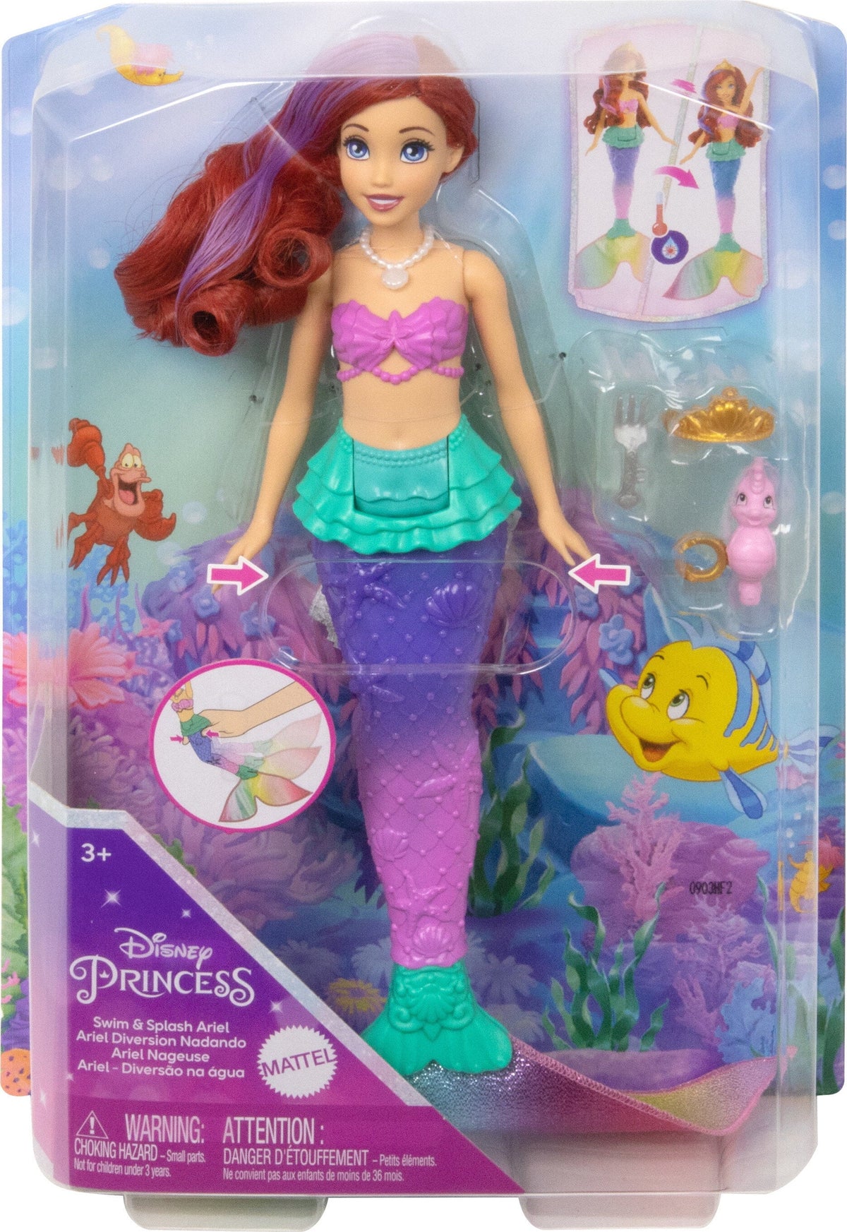 Princess Swimming Toys, Doll Mermaid Ariel Disney