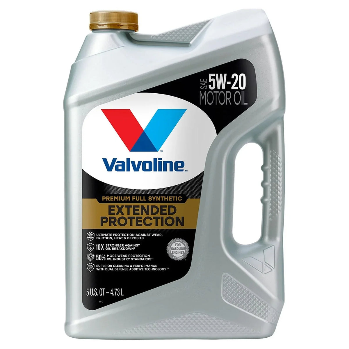 Valvoline Oil 5 Motor Premium Full QT Extended 5W-20 Synthetic Protection
