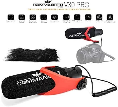 Commander DSC-RX10 Cybershot & Directional DSC-RX1R Condenser Including V30 II DSC-RX10 for SDSC-RX10 Sony IV, a Professional Microphone DSC-RX10, Cameras III, Optics Shotgun II, More. Video