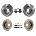 Ford - Rear Brake Rotors Pads Auto Disc C-Max For And Front K8A-102139 Semi-Metallic Transit Kit Escape