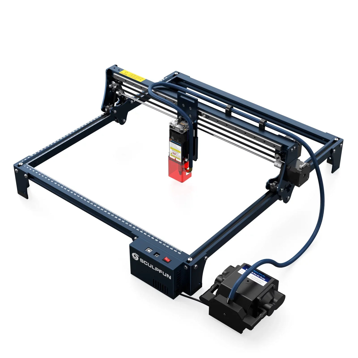 Air With With Air 5w Machine,Pump With Area Nozzle Limit 410x400mm Pump S30 Nozzle Air-assist Auto Wireless Lens With 5w Limit 5w Switchs Engraving Switchs Limit SCULPFUN-2 With Assist Switchs