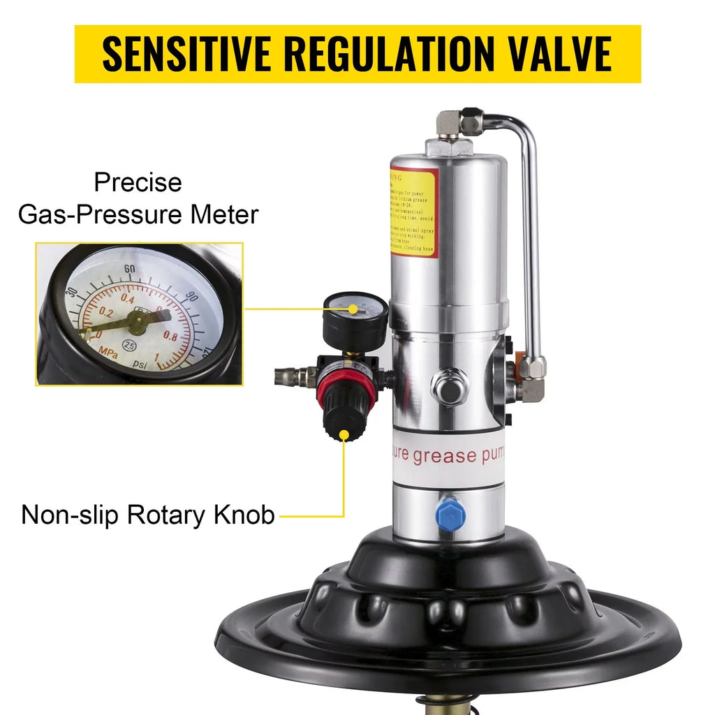 VEVOR Gallon Filler High Air Pump Pressure Compressed Pneumatic Injector 5 Grease