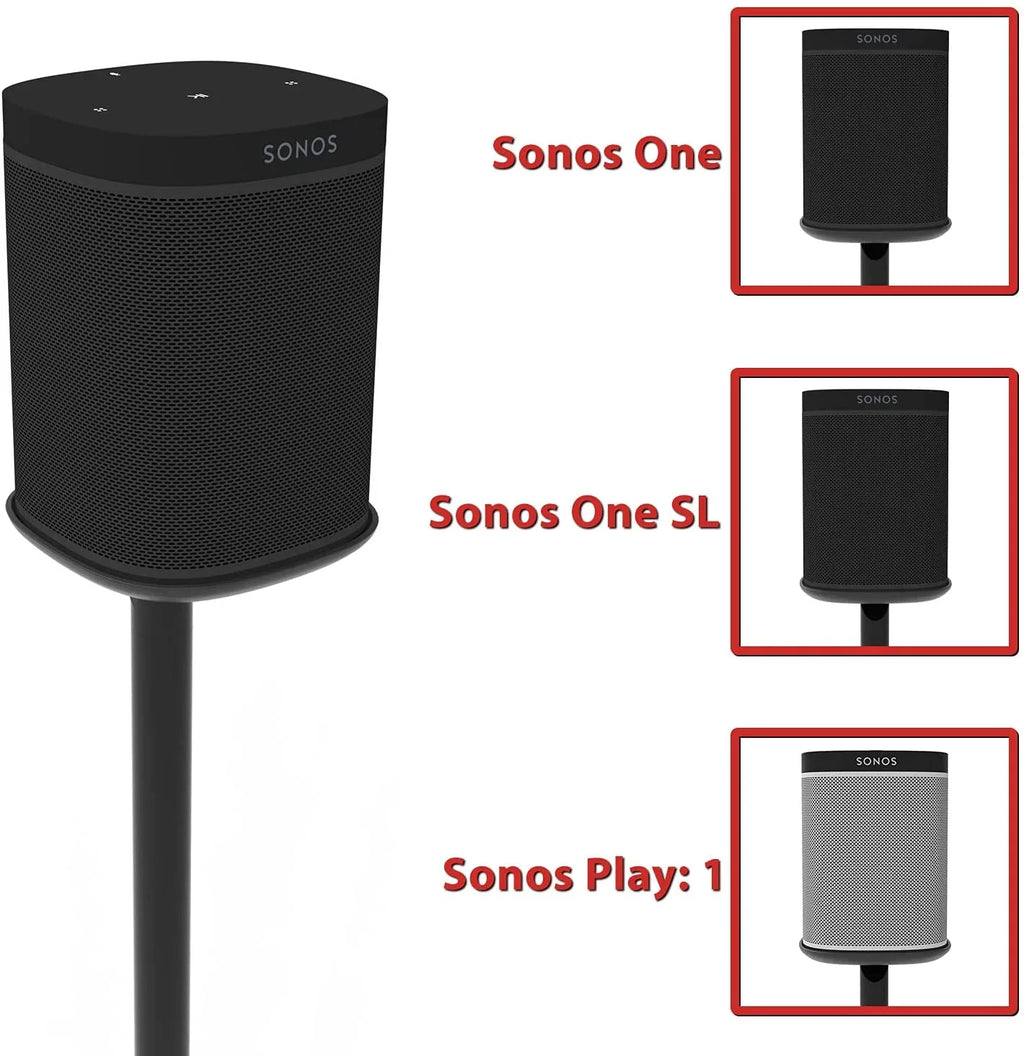 Management - One In One for Sonos and Speaker and Stand Fixed Floor SL Sonos Eximus Play:1 Sonos Height Cable - Built