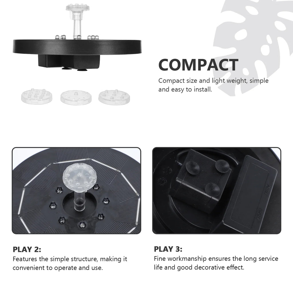 Fountain Creative Light 1 set Pond Fountain Outdoor Fountain LED Guichaokj with Solar of
