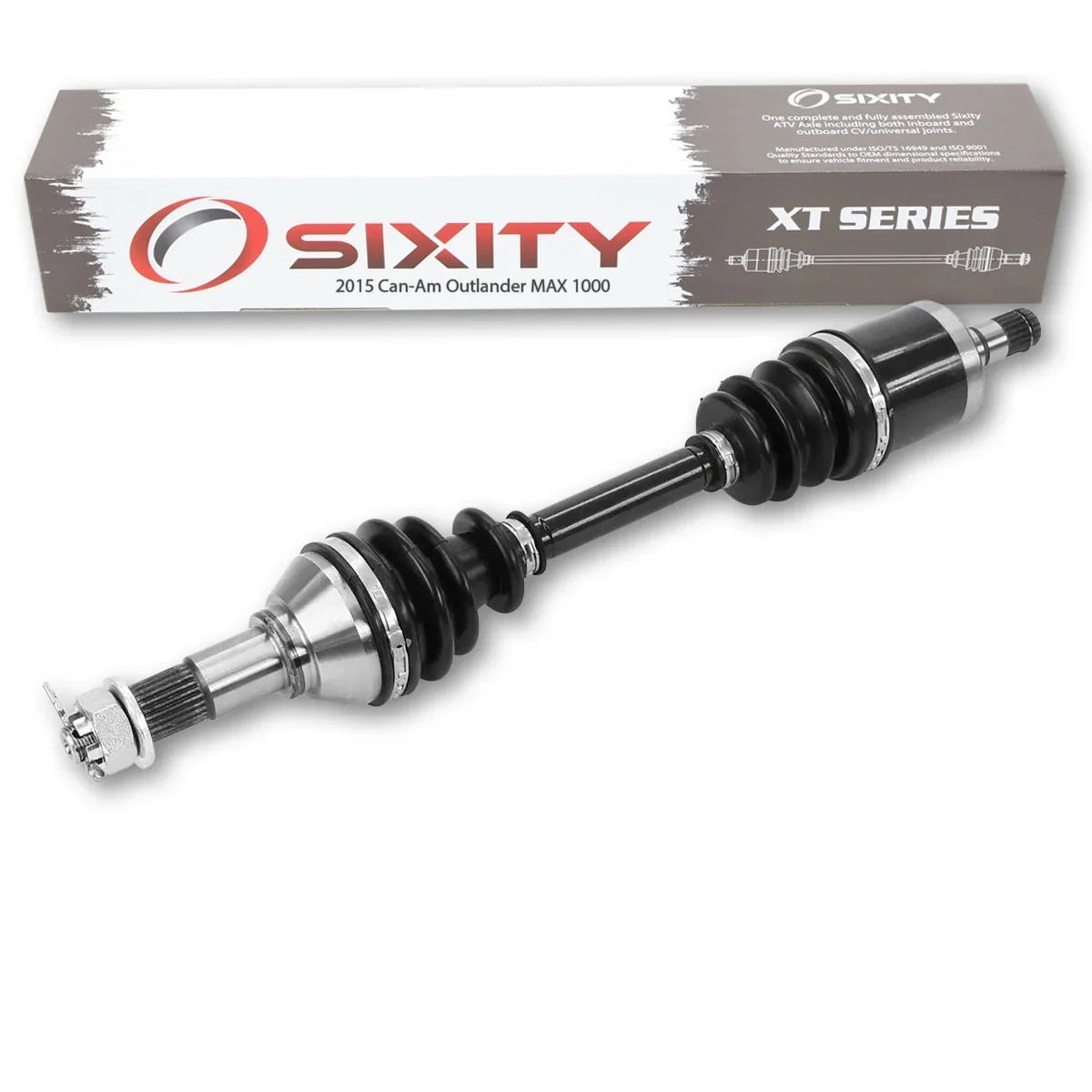 2015 Front Outlander STD XT Can-Am EFI Axle LTD Sixity 4X4 with Left MAX - 1000 compatible