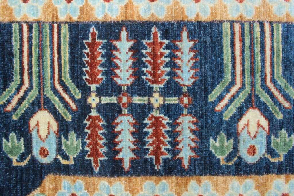 Haseena Aria 9'0" Blue/Ivory 12'3" Rug, x